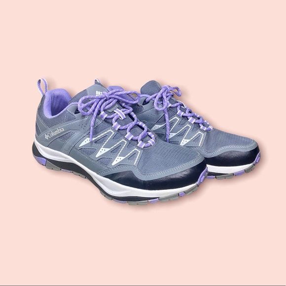 Columbia Shoes - COLUMBIA WAYFINDER OUTDRY GRAPHITE FAIRYTALE hiking shoes sneakers size 9